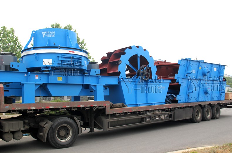 Yifan crushing and screening equipment, sand washing machine exports to the Middle East