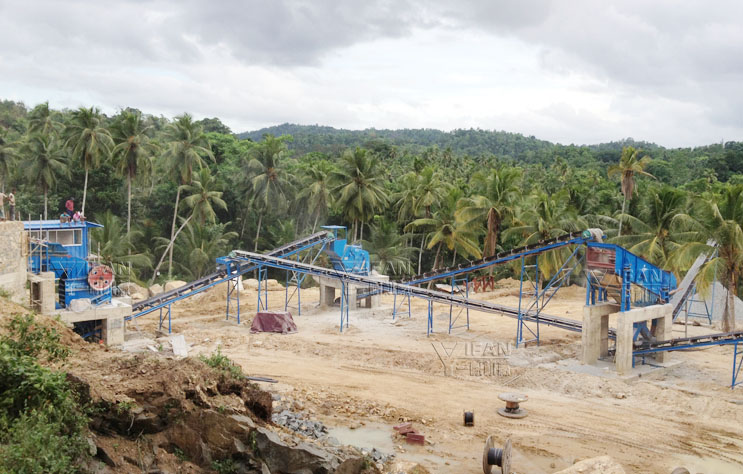 Basalt crushing production line creates high quality products for Sri Lanka