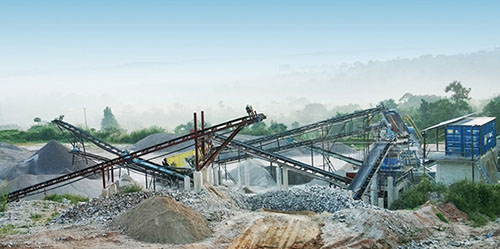 Fixed granite crushing and screening plant in Uganda