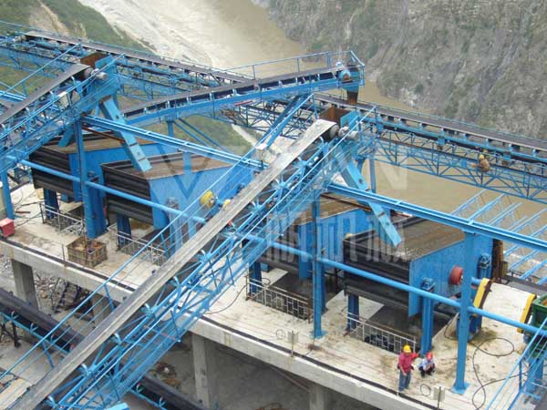 400t/h Aggregate Processing Systerm in Hezhouba Hydropower Station
